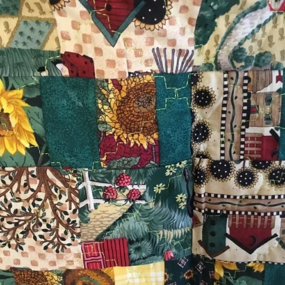 NWOT Hand Crafted Doll Quilt with Matching Pillow